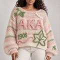 AKA Women’s Open-Knit Sweater HTTT