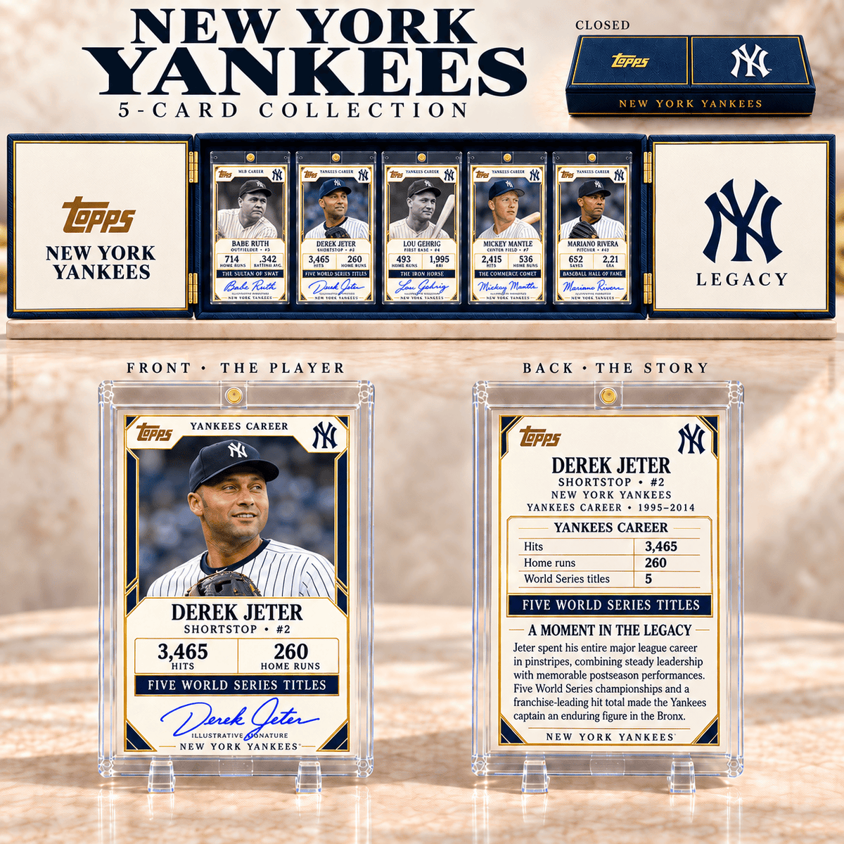 NYY Premium Card Collector’s Box Set NHVH